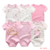 Kit body 6 unidades menino e menina 3 a 12 meses