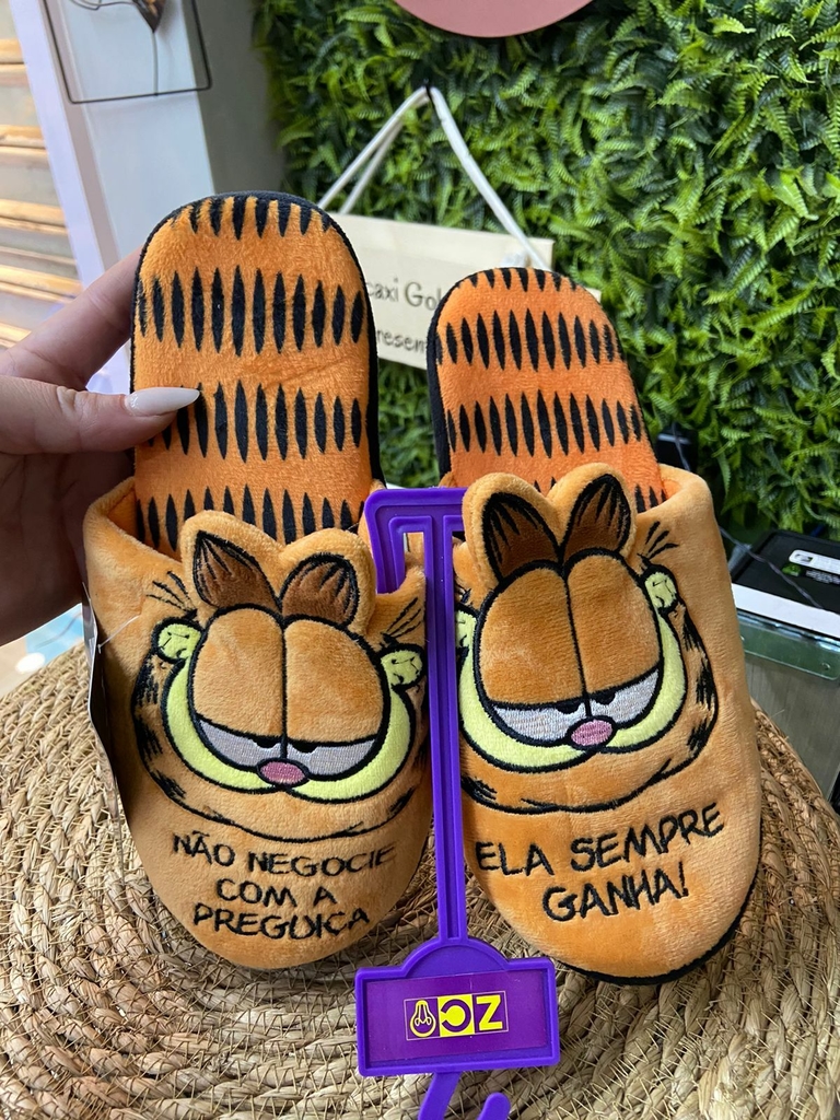 Pantufa Quarto Garfield - Abacaxi Golden Presentes