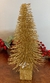 Árvore de Natal - glitter Dourado