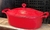 Caçarola Oval - Vermelha - tamanho M na internet