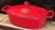 Caçarola Oval - Vermelha - tamanho M - Casamia