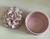 Pote decorativo flor em cerâmica - rosa bebê na internet