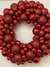 Guirlanda de bolas vermelha glitter na internet