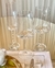 Jogo de 6 taças de Champagne - Cristal Curve