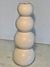 Vaso em Cerâmica 4 bolas - Creme