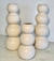 Vaso em Cerâmica 4 bolas - Creme - comprar online