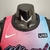 Camisa regata nba miami heat nike 2022 masculina rosa e azul Dragic #7