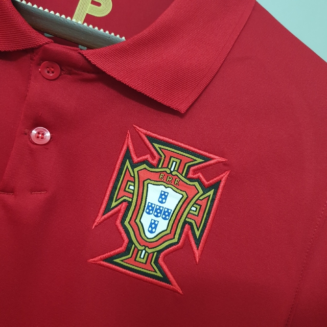 Camisa Portugal Home 20/21 Nike Masculina Torcedor Vermelha