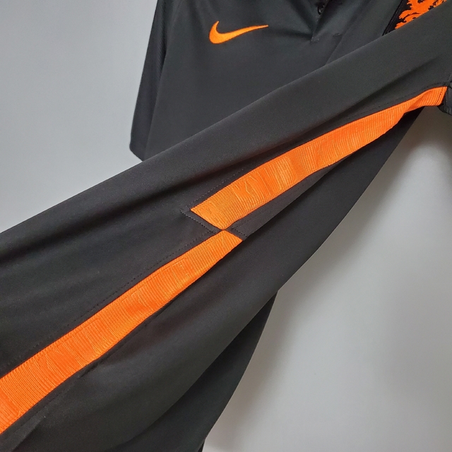 Camisa Holanda Away 20/21 Torcedor Nike Masculina - Preta