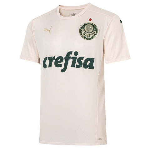 Camisa Palmeiras III 21/22 Masculina Torcedor Bege - Casa do Manto JC