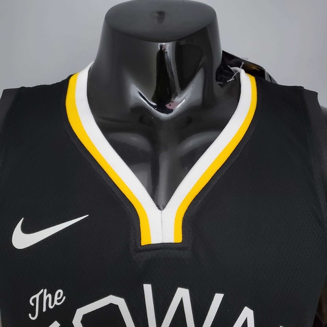 Camisa Regata NBA Golden State Warriors Nike Swingman Preta