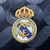Camisa reserva Real Madrid Away 23/24 Adidas Preta Masculina Versão Torcedor La Liga Santiago Bernabeu Vini Jr