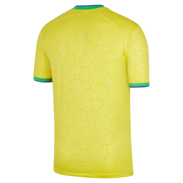 Camisa Brasil Nike 22/23 Copa do Mundo Masculina Torcedor Amarela