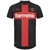 Camisa Titular Bayer Leverkusen Home 23/24 Castore Masculina Torcedor Preta Bundesliga