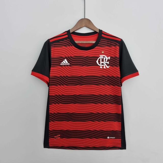 Camisa Flamengo I 22 23 adidas Masculina Torcedor Vermelha