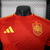 Camisa-Titular-Seleção-Espanha-Home-2024-Adidas-Vermelha-Masculina-Jogador-Eurocopa-Authentic-La-Furia-Gavi-Futebol
