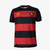 Camisa Titular Sport Recife I 23/24 Home Umbro Vermelha e Preta Masculina Torcedor Ilha do Retiro Leão Cazá