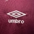 Camisa Titular West Ham Home 23/24 Umbro Masculina Versão Torcedor Vinho Premier League Paquetá
