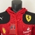 Casaco-Scuderia-Ferrari-Puma-2023-Vermelha-Santander-F1-Formula1-Masculina-Capuz-Lerclerc-sainz