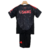 Kit-Infantil-Reserva-SL-Benfica-Away-II-24-25-Adidas-Preto-Unissex-Torcedor-Authentic-Oficial-Europe-League-Liga-NOS-Portugal-Futebol-