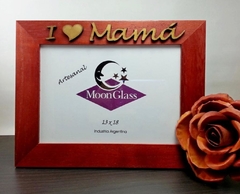 Portarretrato Mam  10x15 Madera L ser Moon Glass - tienda online