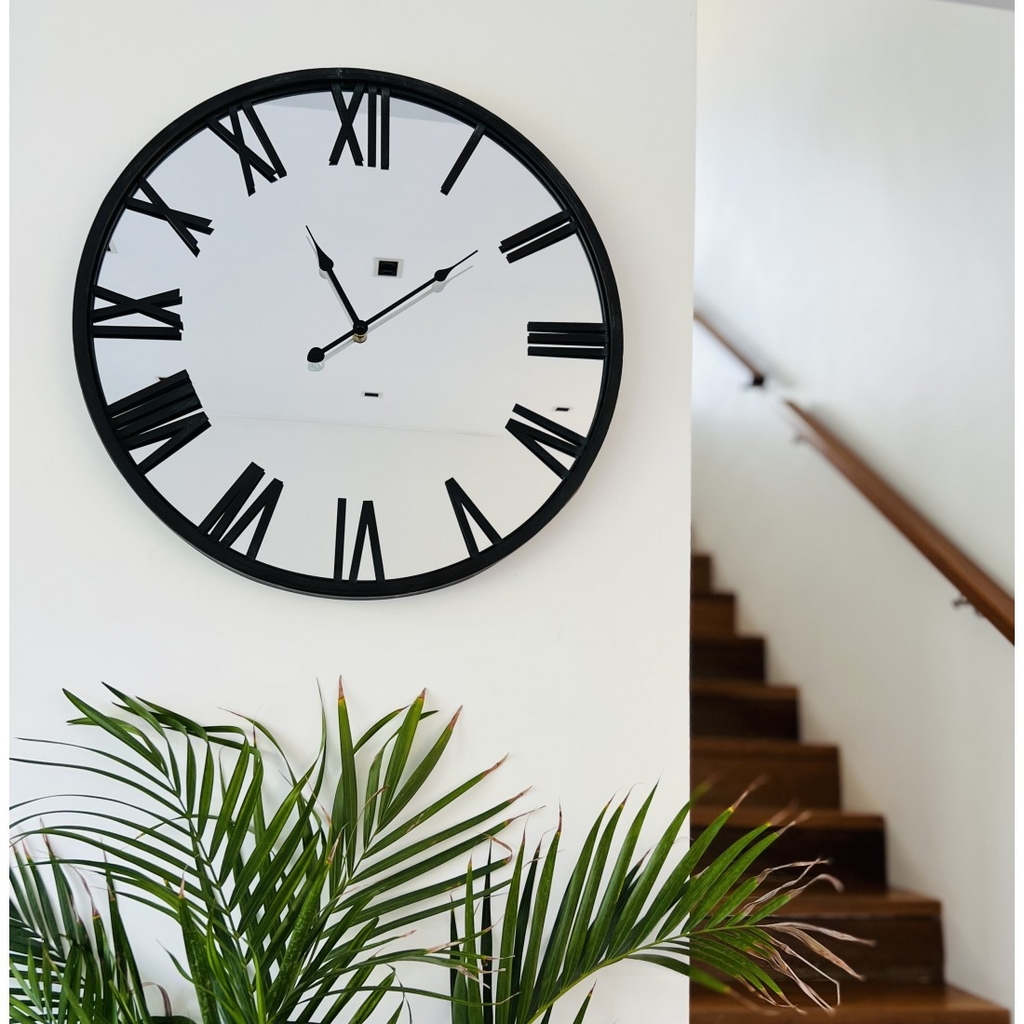 Reloj de pared de 60cm fondo espejado Wayka Deco