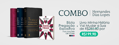 Banner da categoria Combo Bíblia Pregação Expositiva + Livro Minha História Vai Mudar a Sua