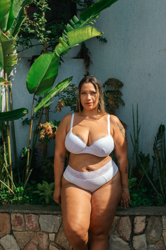 Sutiã Luana | básico plus size com renda - Saurine Lingerie