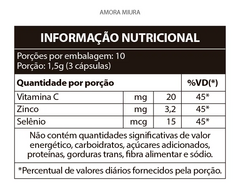 Amora Miura 500mg 60 Cápsulas - QualyNutri - comprar online