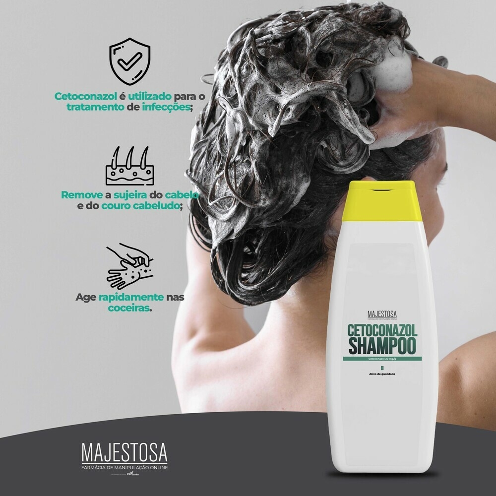 Shampoo Cetoconazol 20 mg/g | Majestosa Farma