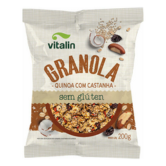 Granola Quinoa com Castanha 200g - Vitalin