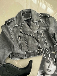 Campera vintage cinto - tienda online