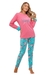 Pijama Longo Soft Adulto Unicornio