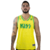 Camiseta Regata Basquete Kiss W A Sport – Brazil One Last – Amarela