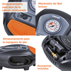 Inflador de Llantas OTI200 12V - Inflado en 3min - tienda en línea