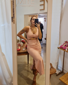 Vestido Rosa Nude Atardecer - comprar online