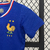 França Azul Casa 24/25 - Conjunto Infantil Importado de Futebol na internet