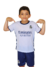 Conjunto Infantil Nacional de Futebol Do Real Madrid Branco