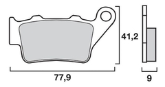 Pastilhas traseiras 650GS, F700GS, F750GS, F800GS e F850GS - CAR PERFORMANCE