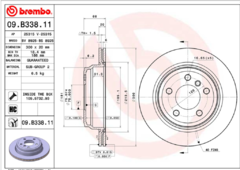 Discos traseiros BMW 328i GT (F31 e F35) na internet