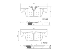 Pastilha Freio Brembo Traseira mini 2.0t x1 p06094n - comprar online