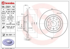 Discos traseiros gti alemao e Tiguan R-line 2.0 220cv 300mm 08.C501.11 na internet