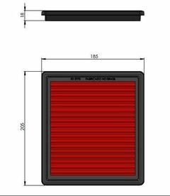 Filtro De Ar RS Inbox JEEP COMMANDER/COMPASS/RENEGADE 1.8 e 2.0t RS2978 na internet