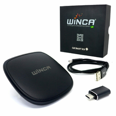 Streaming Box Winca p/ carro com carplay de fábrica 64gb 4 ram wifi 4g