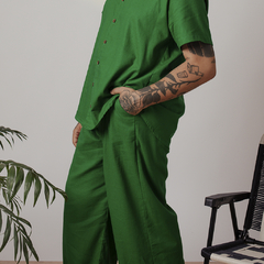 Pantalona Viscolinho Verde na internet
