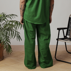 Pantalona Viscolinho Verde - comprar online