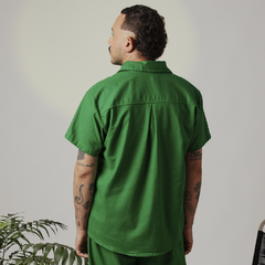 Camisa Viscolinho Verde na internet