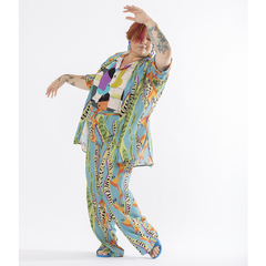Kimono Tropicool Azul - comprar online