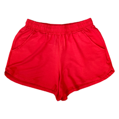 Shorts Moletinho vermelho