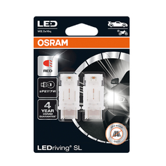 Bombillo P27/7W* OSRAM LEDriving SL Rojo